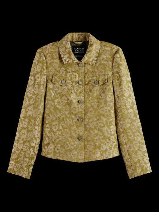 JACQUARD FITTED TRUCKER BLAZER