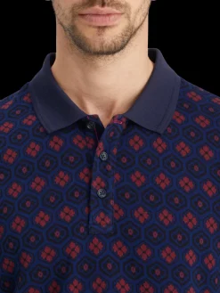 Jacquard polo