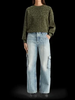 Jacquard relaxed pullover