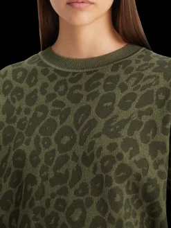 Jacquard relaxed pullover