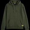 Jacquard terry hoodie