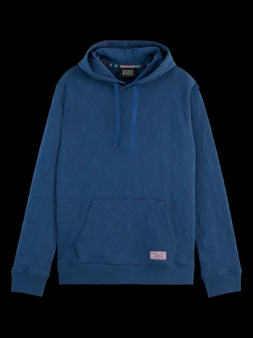 JACQUARD TERRY HOODIE
