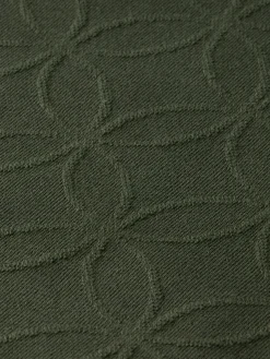 Jacquard terry hoodie