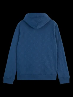 JACQUARD TERRY HOODIE