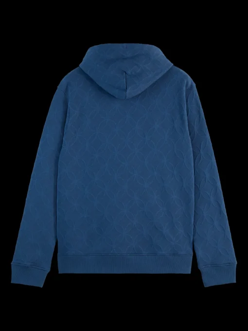 JACQUARD TERRY HOODIE