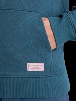 JACQUARD TERRY HOODIE