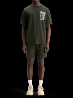 Jacquard terry sweatshorts