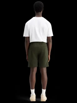 Jacquard terry sweatshorts