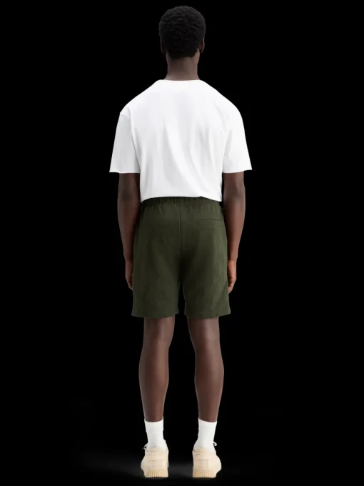 Jacquard terry sweatshorts
