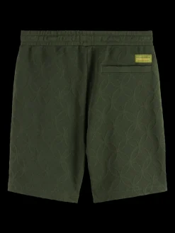 Jacquard terry sweatshorts