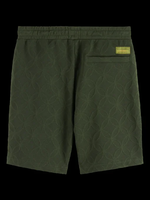 Jacquard terry sweatshorts