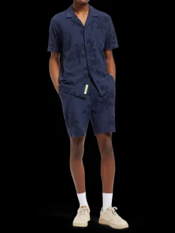 Jacquard towelling shorts