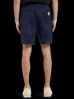 Jacquard towelling shorts