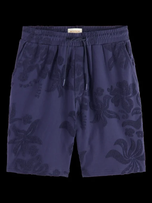Jacquard towelling shorts