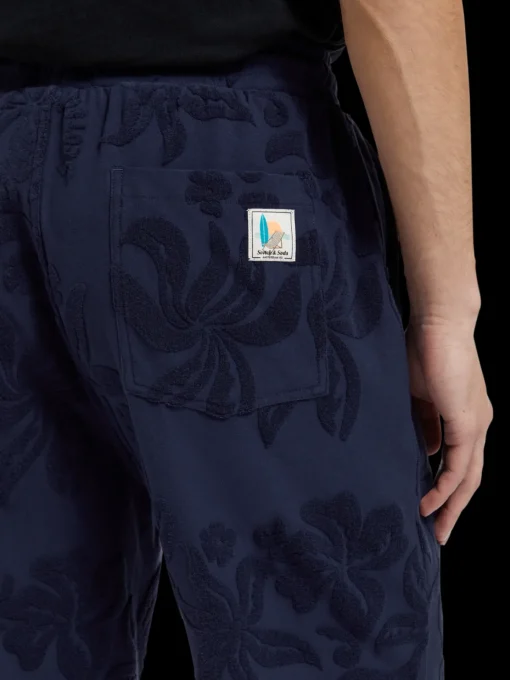 Jacquard towelling shorts