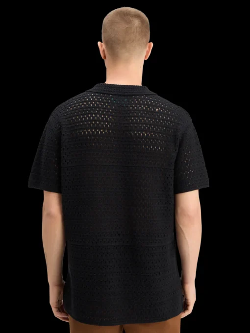 JOE JONAS X SCOTCH SODA CROCHET POLO SHORT SLEEVE