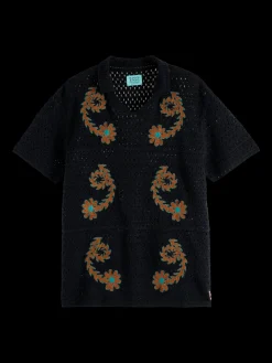 JOE JONAS X SCOTCH SODA CROCHET POLO SHORT SLEEVE