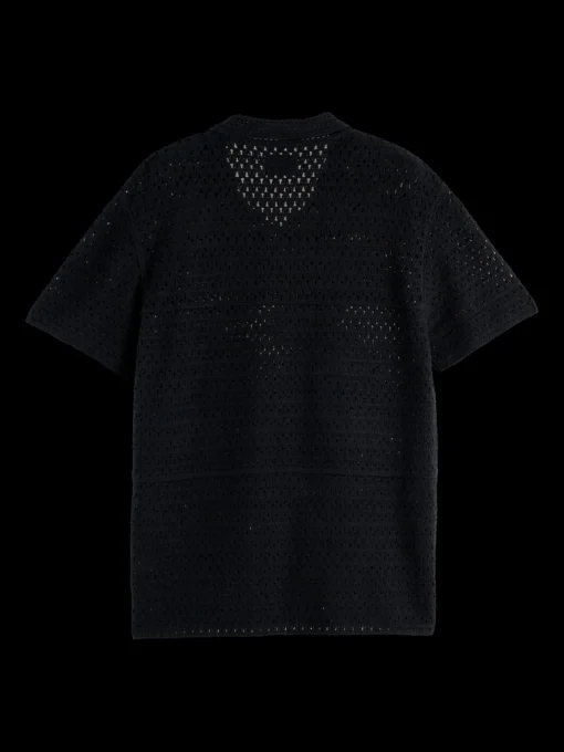 JOE JONAS X SCOTCH SODA CROCHET POLO SHORT SLEEVE