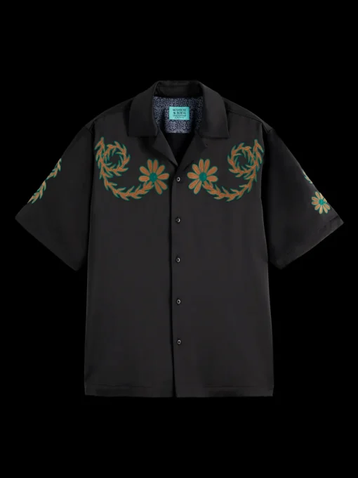 JOE JONAS X SCOTCH SODA EMBROIDERY SATEEN S/S SHIRT