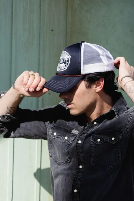 JOE JONAS X SCOTCH SODA EMBROIDERED ARTWORK TRUCKER CAP