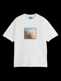 JOE JONAS X SCOTCH  SODA PHOTO PRINT T-SHIRT