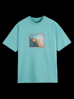 JOE JONAS X SCOTCH  SODA PHOTO PRINT T-SHIRT
