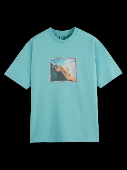 JOE JONAS X SCOTCH  SODA PHOTO PRINT T-SHIRT