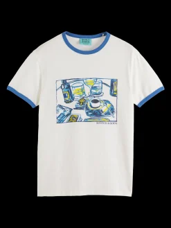JOE JONAS X SCOTCH  SODA RINGER T-SHIRT