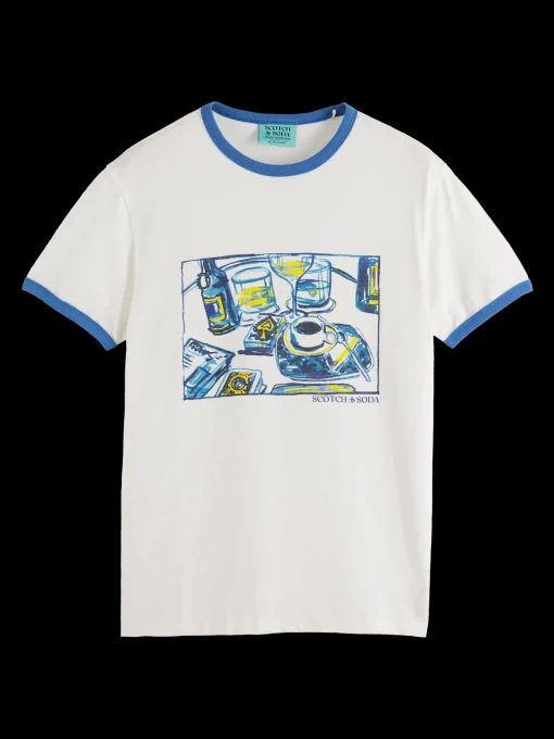 JOE JONAS X SCOTCH  SODA RINGER T-SHIRT