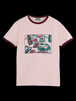 JOE JONAS X SCOTCH  SODA RINGER T-SHIRT