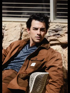 JOE JONAS X SCOTCH SODA STRAIGHT FIT TWILL CHINO
