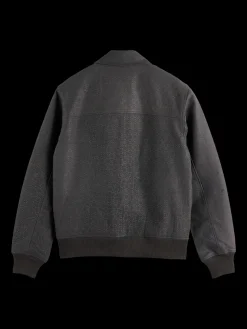 JOE JONAS X SCOTCH SODA SUEDE TUXEDO BLOUSON