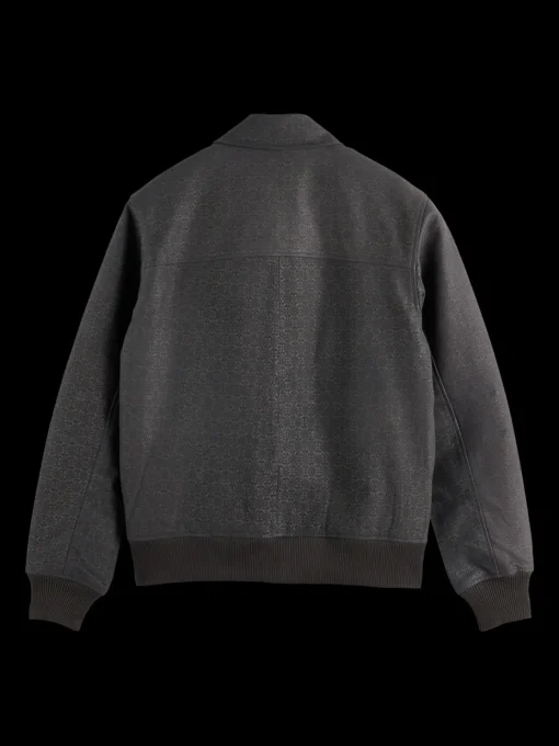 JOE JONAS X SCOTCH SODA SUEDE TUXEDO BLOUSON
