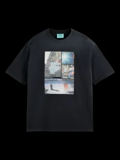 JOE JONAS X SCOTCH SODA WASHED PHOTO PRINT T-SHIRT