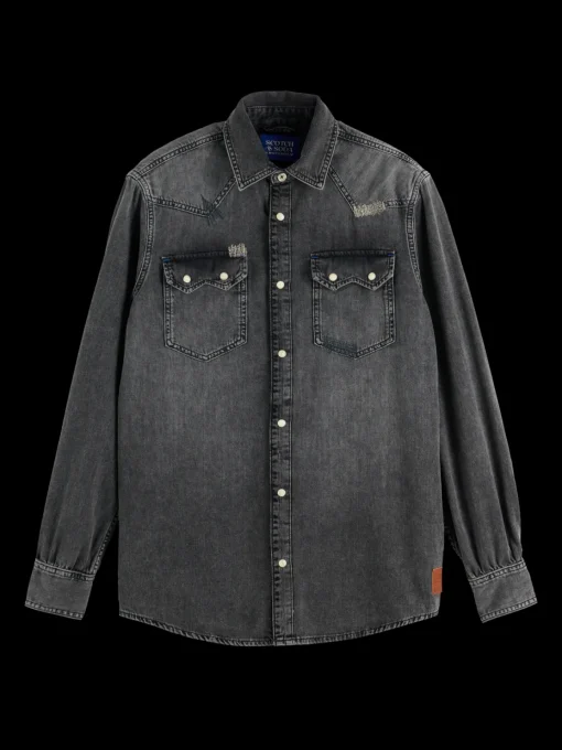 JOE JONAS X SCOTCH SODA WESTERN SHIRT - VINTAGE BLACK