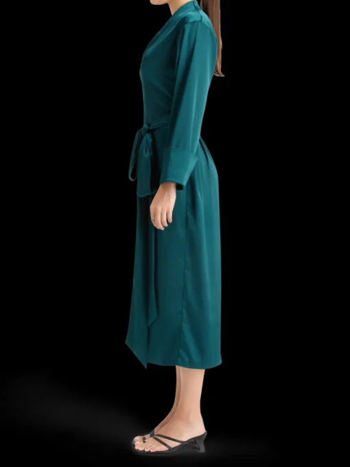 KIMONO MIDI DRESS