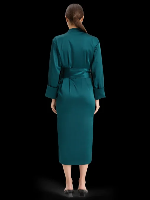KIMONO MIDI DRESS