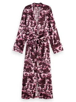 KIMONO MIDI DRESS
