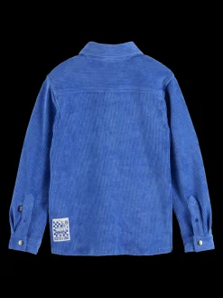 KNITTED CORDUROY SHIRT