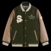 LEATHER VARSITY JACKET