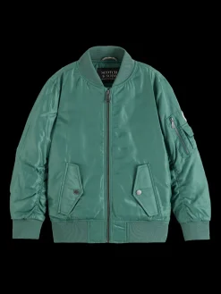 LIGHT WEIGHT PADDED OVERSIZED BOMBER JACKET