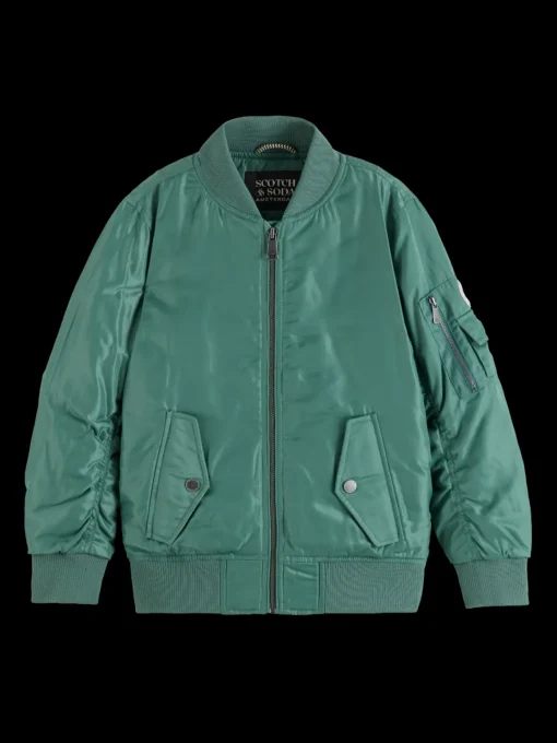 LIGHT WEIGHT PADDED OVERSIZED BOMBER JACKET