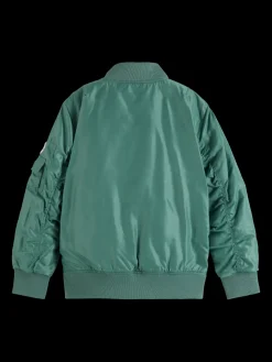 LIGHT WEIGHT PADDED OVERSIZED BOMBER JACKET