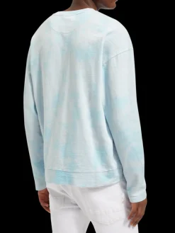 Lightweight washed neon sweatshirt