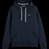 logo badge hoodie