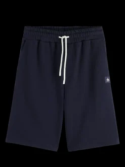 logo badge sweat short