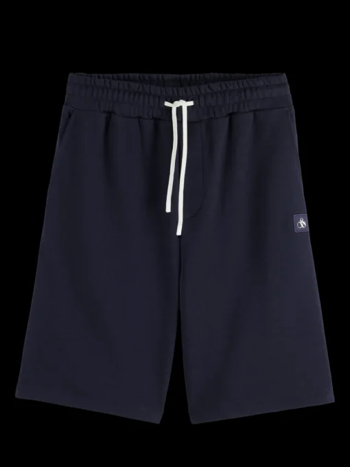 logo badge sweat short