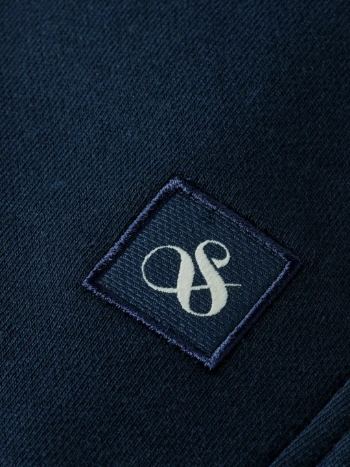 logo badge sweat short