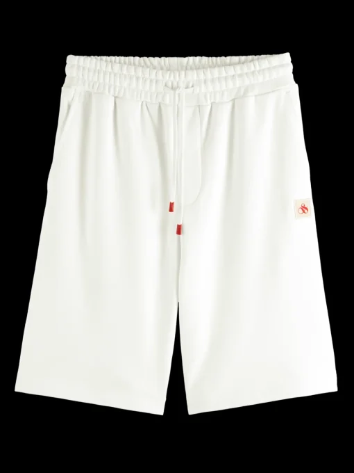 logo badge sweat short