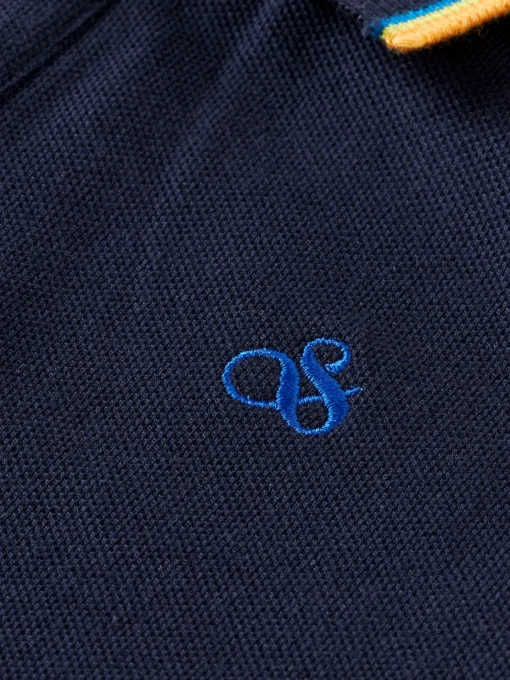 LONG-SLEEVED POLO WITH TIPPING